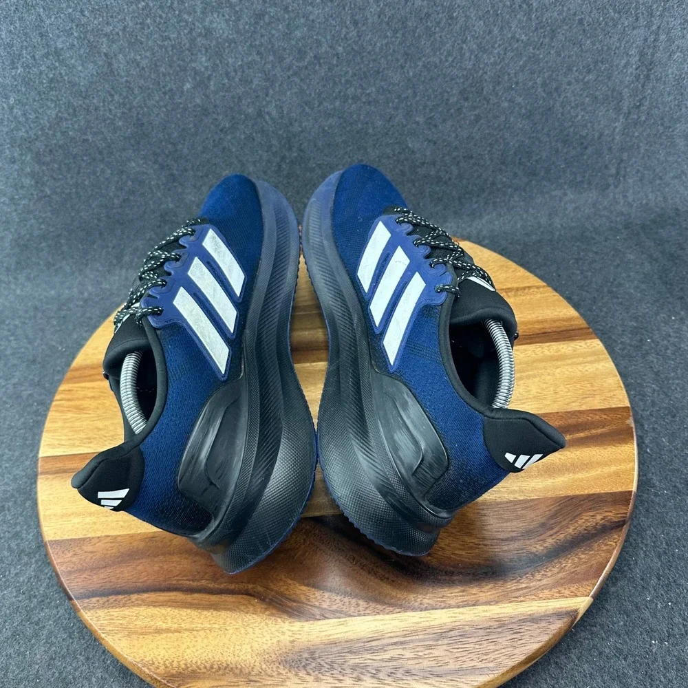 Adidas Ultrarun 5 Shoes Mens Size 12 Dark Blue White Black Running JQ3811